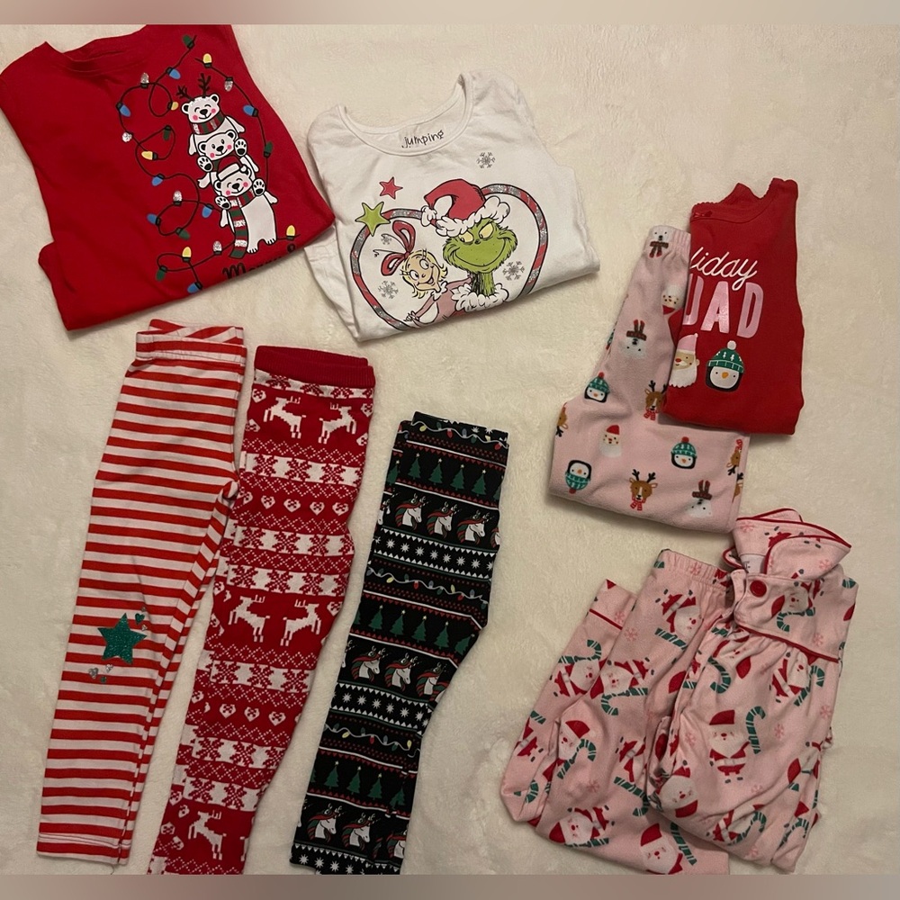 ❤️💚4T Girls Christmas Lot